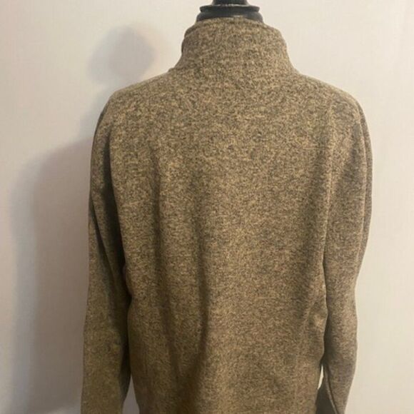 Devon & Jones Khaki Heather Bristol Fleece zip front jacket, size 3XL - Picture 3 of 4